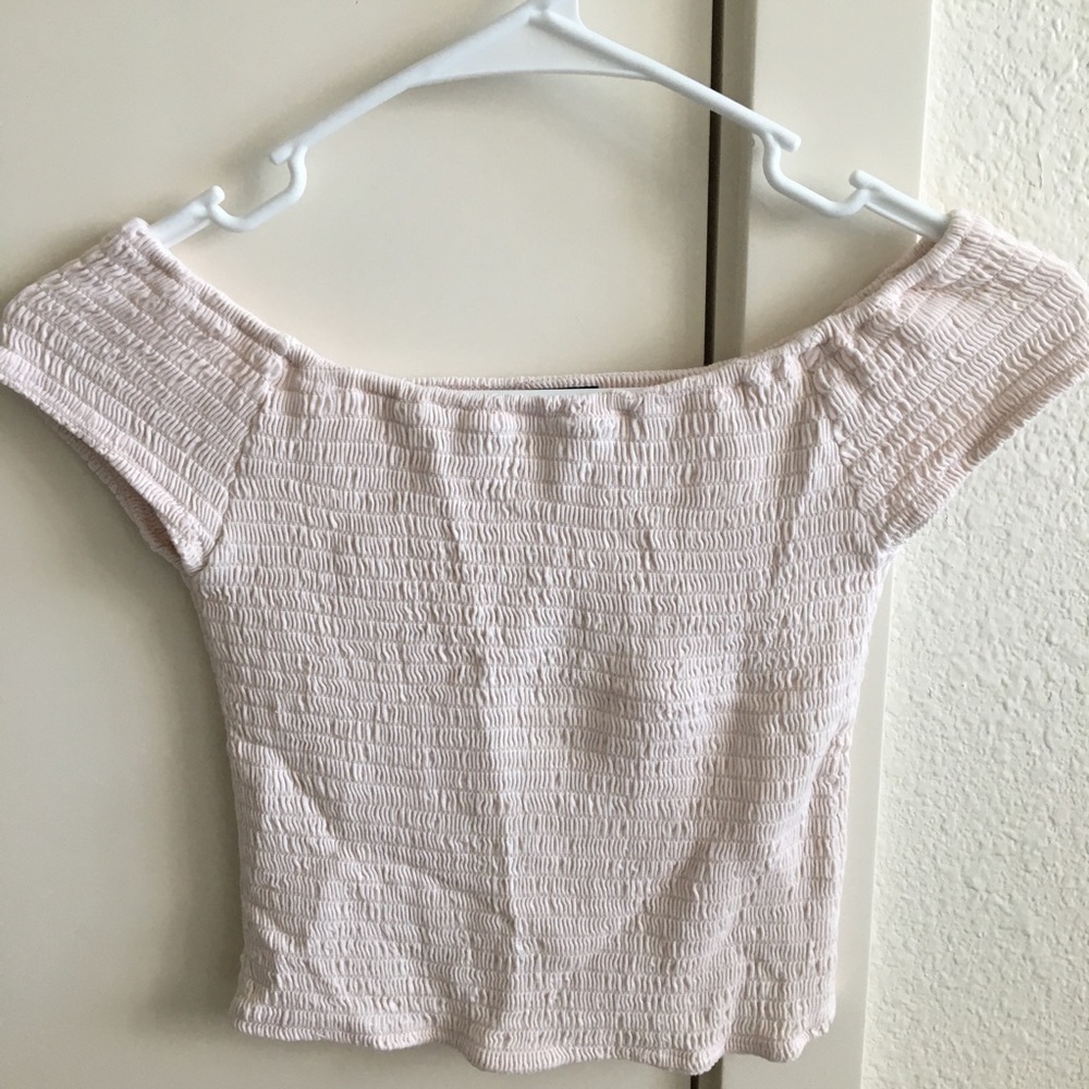 Off shoulder Brandy Melville top